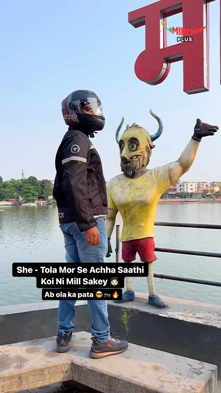 Jawa motorcycle integration using a Chhattisgarhi Kabir Singh character